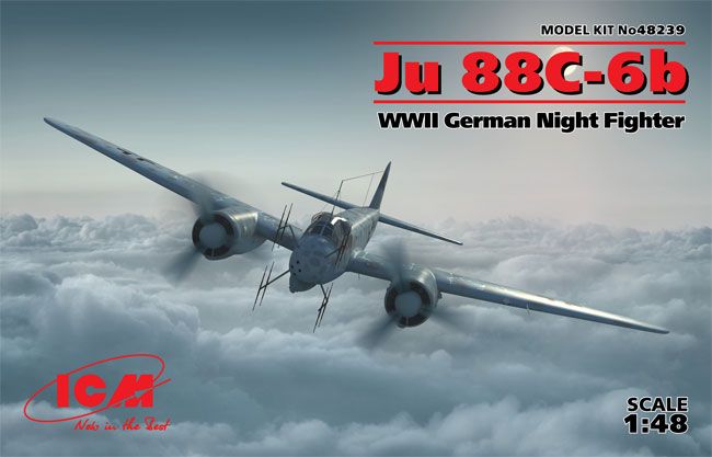 ユンカース Ju88C-6b 夜間戦闘機 プラモデル (ICM 1/48 エアクラフト プラモデル No.48239) 商品画像