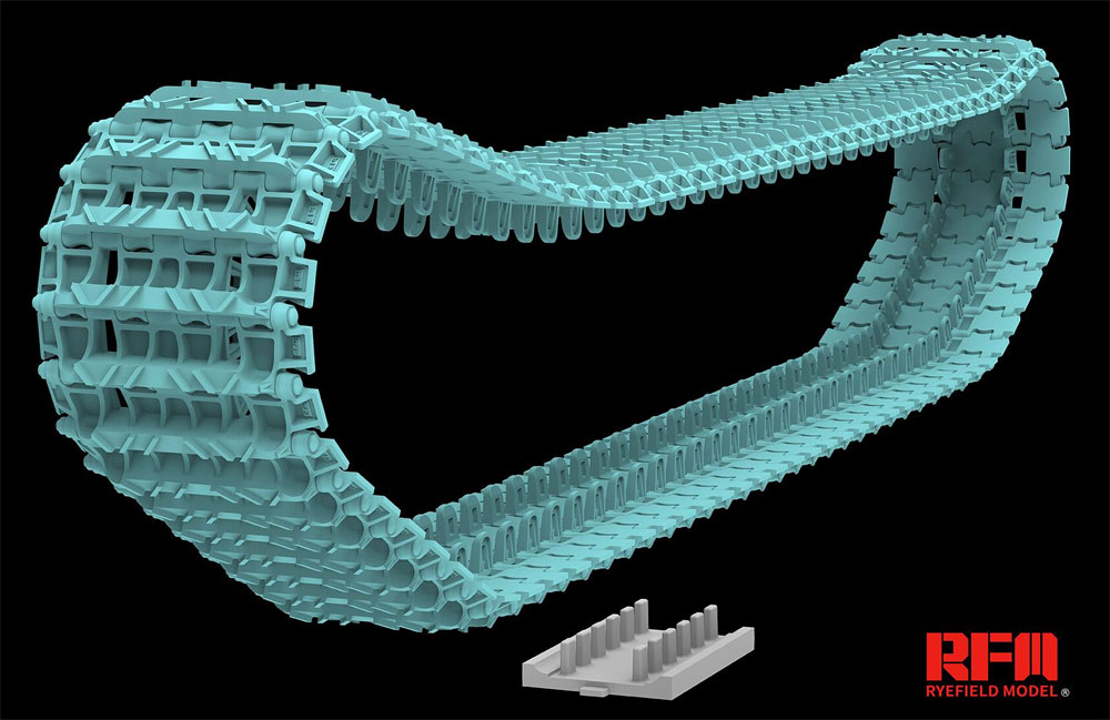 ドイツ 重駆逐戦車 ヤークトパンター 可動式履帯 プラモデル (ライ フィールド モデル 可動履帯 (WORKABLE TRACK LINKS) No.RM-5024) 商品画像_3