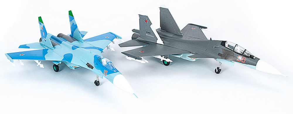 スホーイ Su-27/Su-30 フランカーファミリー (1BOX) プラモデル (エフトイズ 1/144 WORK SHOP No.Vol.035B) 商品画像_2