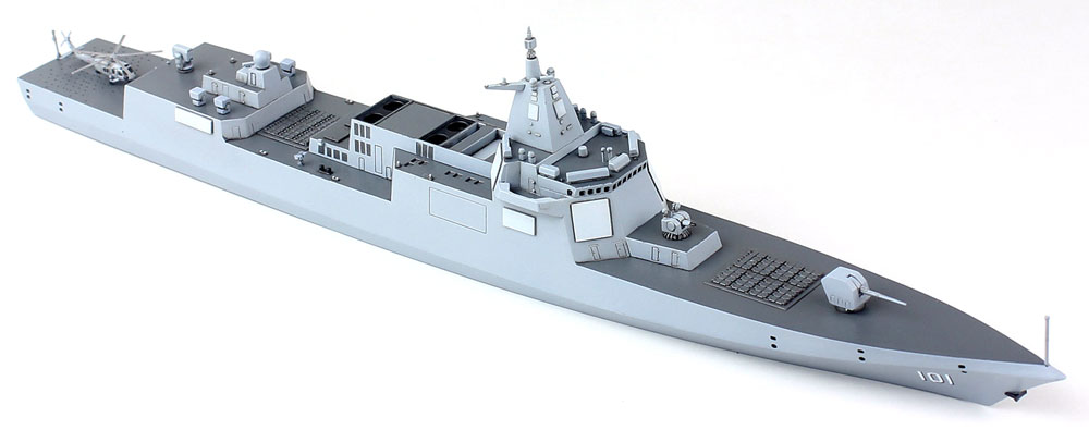 中国海軍 055型 ミサイル駆逐艦 プラモデル (ドリームモデル 1/700 艦船モデル No.DM70012) 商品画像_3