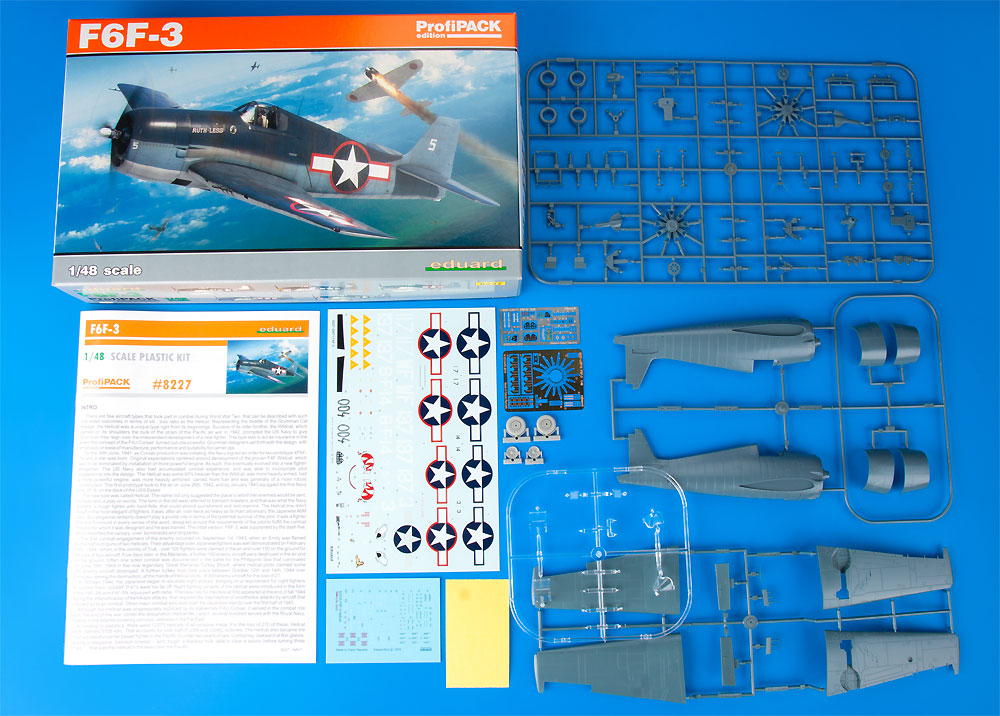 グラマン F6F-3 ヘルキャット プラモデル (エデュアルド 1/48 プロフィパック No.8227) 商品画像_1