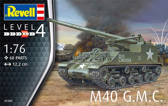 M40 G.M.C. プラモデル (レベル 1/76 ミリタリー No.03280) 商品画像