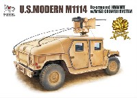 ティーモデル 1/72 ミリタリー プラモデル M1114 ハンヴィー w/M153 クロウ 2 システム ゴールデンオークリーフセット