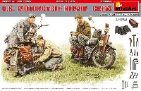 ミニアート 1/35 WW2 ミリタリーミニチュア U.S. モーターサイクル リペアクルー スペシャルエディション