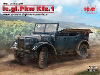 ICM 1/35 ミリタリービークル・フィギュア ドイツ le.gl.Pkw Kfz.1 軽四輪駆動車