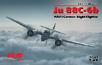 ICM 1/48 エアクラフト プラモデル ユンカース Ju88C-6b 夜間戦闘機