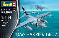 レベル 1/144 飛行機 Bae ハリアー GR.7