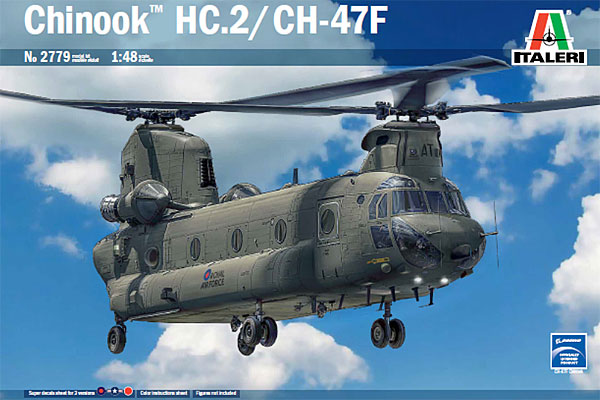 ボーイング HC.2 / CH-47F チヌーク 陸上自衛隊/イギリス空軍/アメリカ陸軍 プラモデル (イタレリ 1/48 飛行機シリーズ No.2779) 商品画像
