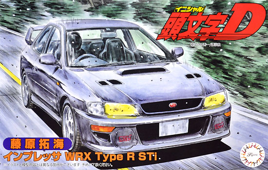 藤原拓海 インプレッサ WRX TypeR Sti プラモデル (フジミ 頭文字 D No.018) 商品画像