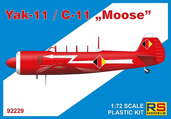 Yak-11/C-11 ムース プラモデル (RS MODELS 1/72 エアクラフト プラモデル No.92229) 商品画像