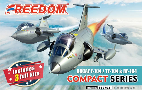 ROCAF F-104/TF-104/RF-104 プラモデル (フリーダムモデル コンパクトシリーズ No.162702) 商品画像