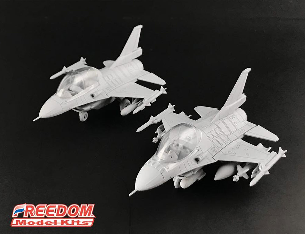 ROCAF F-16A/F-16B/RF ブロック20 プラモデル (フリーダムモデル コンパクトシリーズ No.162708) 商品画像_2