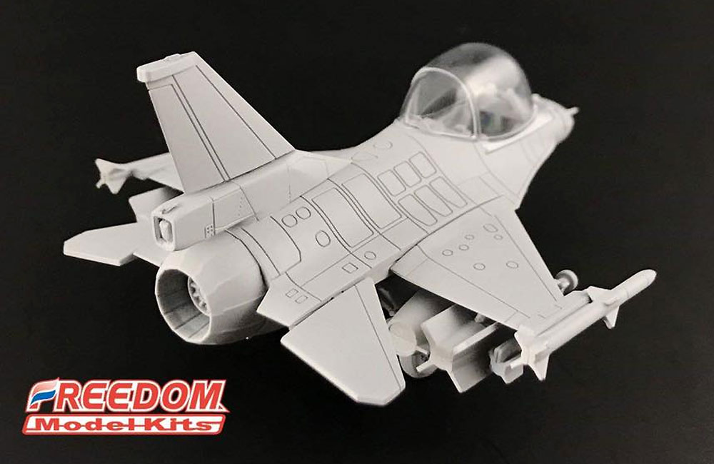 ROCAF F-16A/F-16B/RF ブロック20 プラモデル (フリーダムモデル コンパクトシリーズ No.162708) 商品画像_4