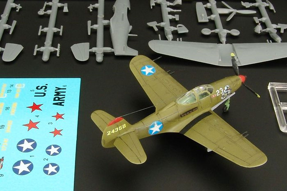 P-39D/F/K エアラコブラ プラモデル (ブレンガン 1/144 Plastic kits (プラスチックキット) No.BRS144011) 商品画像_1