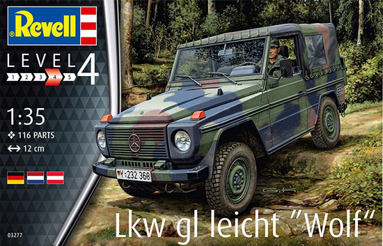 LKW 軽車両 ウルフ プラモデル (レベル 1/35 ミリタリー No.03277) 商品画像