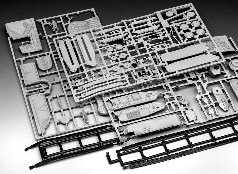 シャール B.1bis + ルノー FT.17 プラモデル (レベル 1/76 ミリタリー No.03278) 商品画像_1