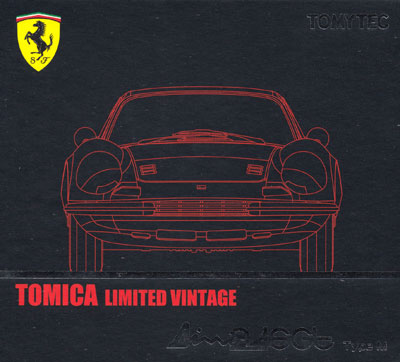 フェラーリ ディーノ 246gt (赤) ミニカー (トミーテック トミカリミテッド ヴィンテージ No.292449) 商品画像