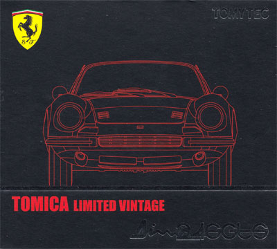 フェラーリ ディーノ 246GTS (赤) ミニカー (トミーテック トミカリミテッド ヴィンテージ No.292456) 商品画像