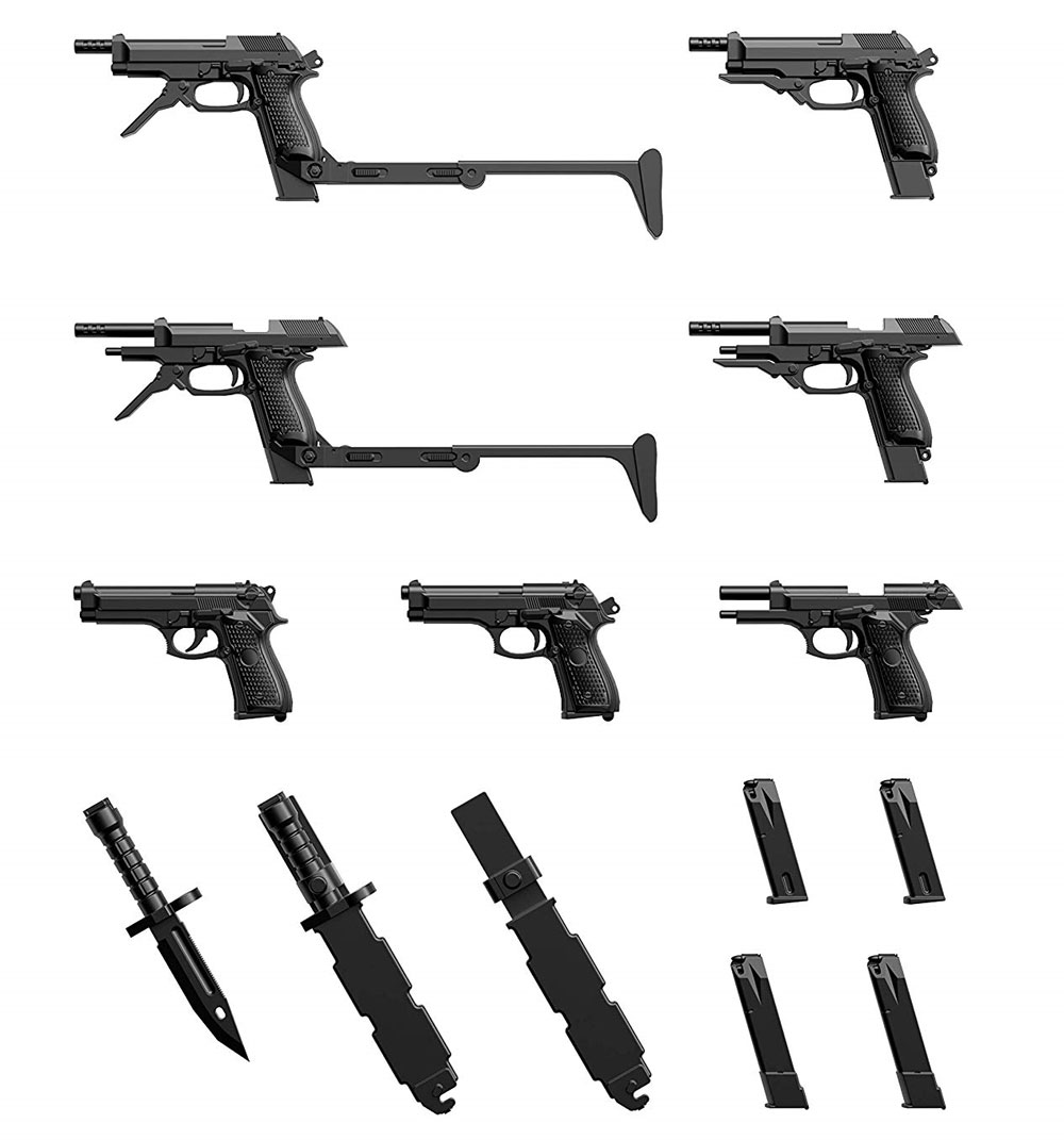 M9 & M93R TYPE プラモデル (トミーテック リトルアーモリー （little armory） No.LA049) 商品画像_1