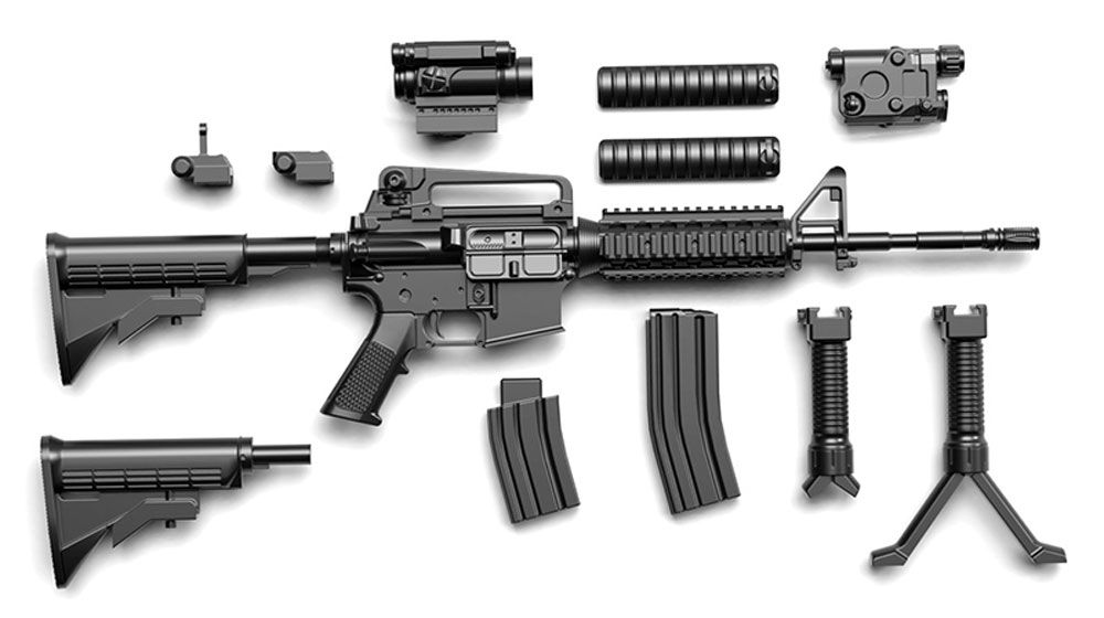 M4A1タイプ 2.0 プラモデル (トミーテック リトルアーモリー （little armory） No.LA050) 商品画像_4