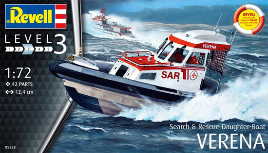 レスキューボート DGzRS ヴェレナ プラモデル (レベル 1/72 艦船モデル No.05228) 商品画像