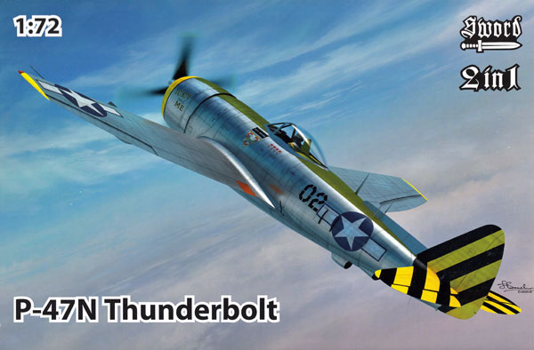 P-47N サンダーボルト 2in1 プラモデル (ソード 1/72 エアクラフト プラモデル No.72121) 商品画像