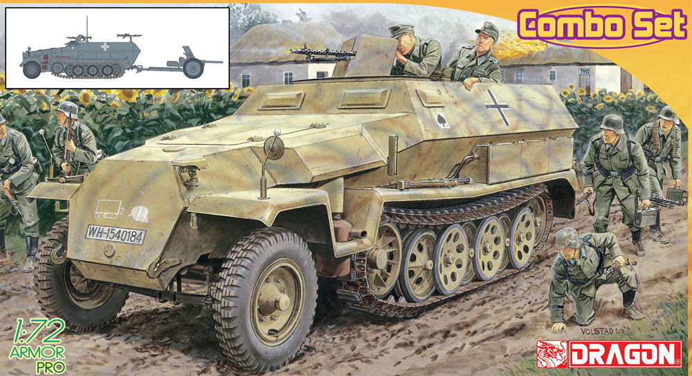 ドイツ Sd.Kfz.251Ausf.C + 3.7cm PaK35/36 プラモデル (ドラゴン 1/72 ARMOR PRO (アーマープロ) No.7611) 商品画像_3