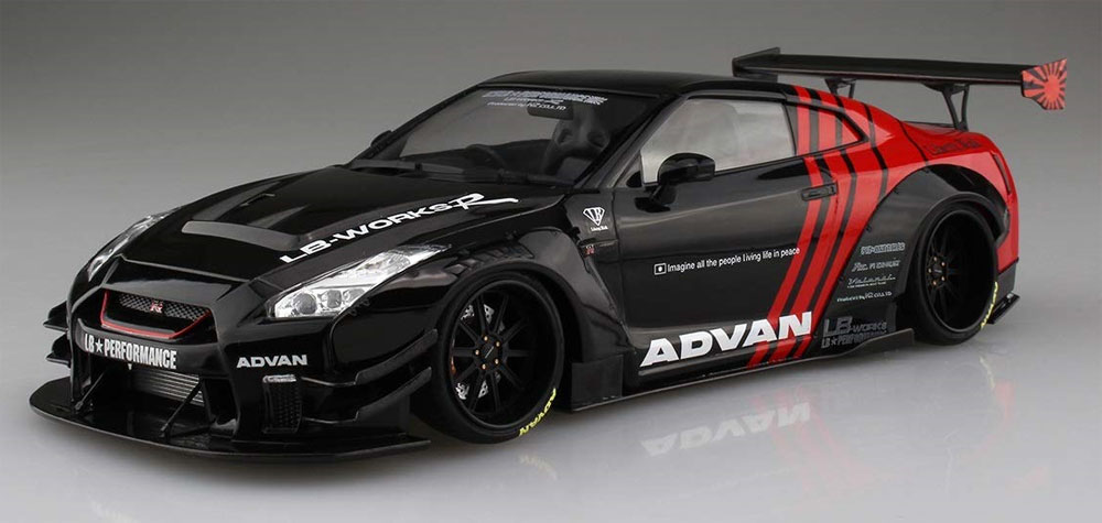 LBワークス R35 GT-R type2 Ver.2 プラモデル (アオシマ 1/24 リバティーウォーク No.013) 商品画像_2