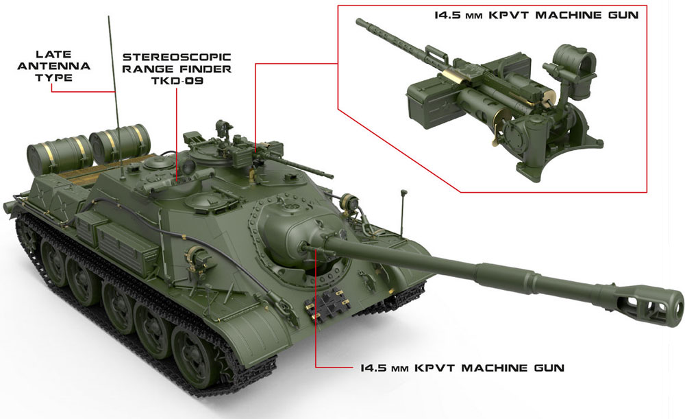 SU-122-54 後期型 プラモデル (ミニアート 1/35 ミリタリーミニチュア No.37042) 商品画像_2