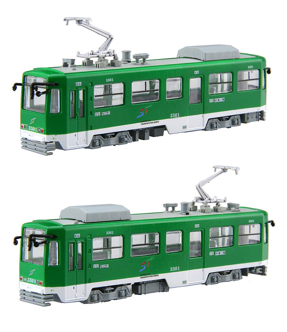 雪ミク電車 2019Ver. 標準色用 3300形付き 2両セット プラモデル (フジミ 雪ミク電車 No.910284) 商品画像_4