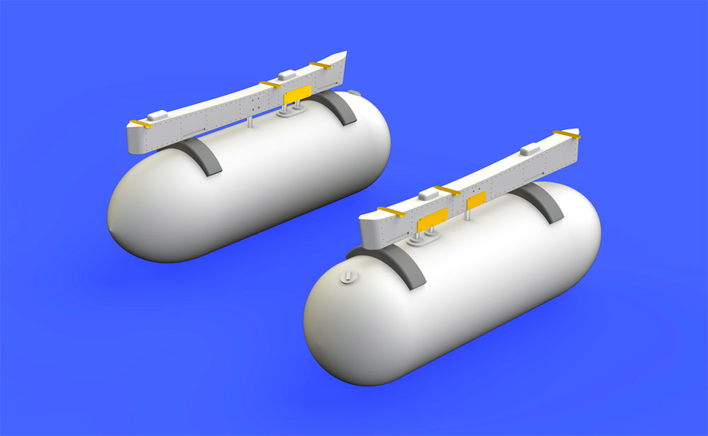 3式戦闘機 飛燕 1型丁 増槽 & 増槽架 (タミヤ用) レジン (エデュアルド 1/48 BRASSIN No.648443) 商品画像_3