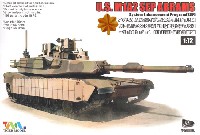 ティーモデル 1/72 ミリタリー プラモデル アメリカ M1A2 エイブラムス戦車 SEP TUSK 1 w/M151 CROWS 2 ゴールデンオークリーフセット