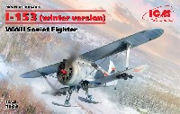 ICM 1/32 エアクラフト ポリカルポフ I-153 チャイカ 冬季仕様