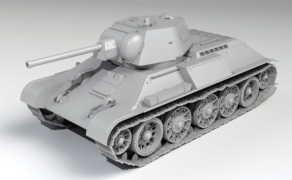 ドイツ Pz.Kpfw. T-34-747r プラモデル (ICM 1/35 ミリタリービークル・フィギュア No.35370) 商品画像_2