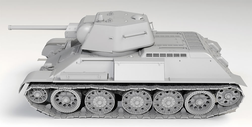 ドイツ Pz.Kpfw. T-34-747r プラモデル (ICM 1/35 ミリタリービークル・フィギュア No.35370) 商品画像_3