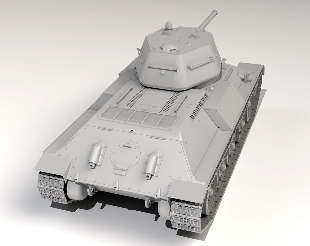 ドイツ Pz.Kpfw. T-34-747r プラモデル (ICM 1/35 ミリタリービークル・フィギュア No.35370) 商品画像_4