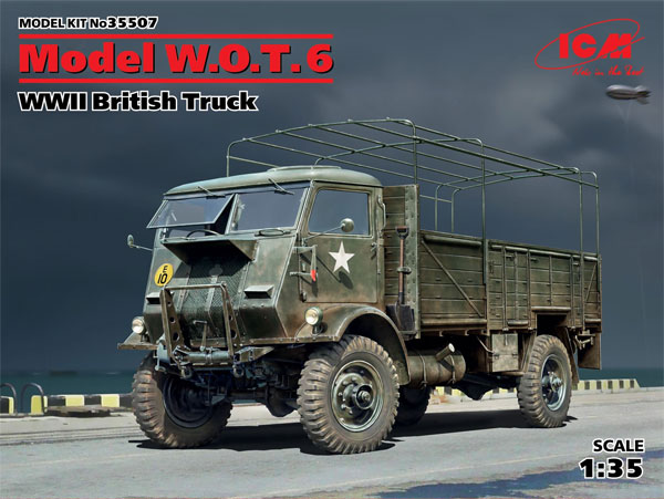 イギリス フォード W.O.T. 6 トラック プラモデル (ICM 1/35 ミリタリービークル・フィギュア No.35507) 商品画像