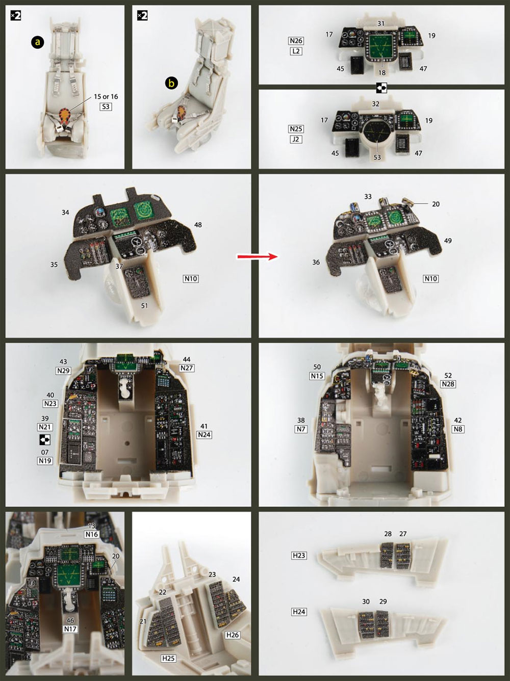 F-14D ディテールアップパーツ タミヤ用 エッチング (KA Models AFV ＆ AIR シリーズ （MA） No.MA-48050) 商品画像_2