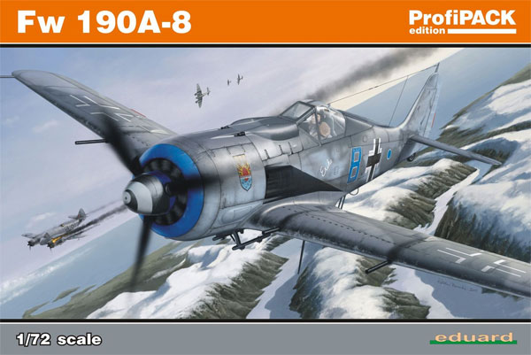 フォッケウルフ Fw190A-8 プラモデル (エデュアルド 1/72 プロフィパック No.70111) 商品画像