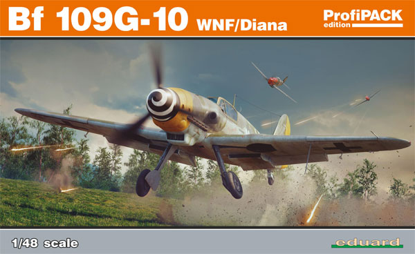 メッサーシュミット Bf109G-10 WNF/ダイアナ プラモデル (エデュアルド 1/48 プロフィパック No.82161) 商品画像