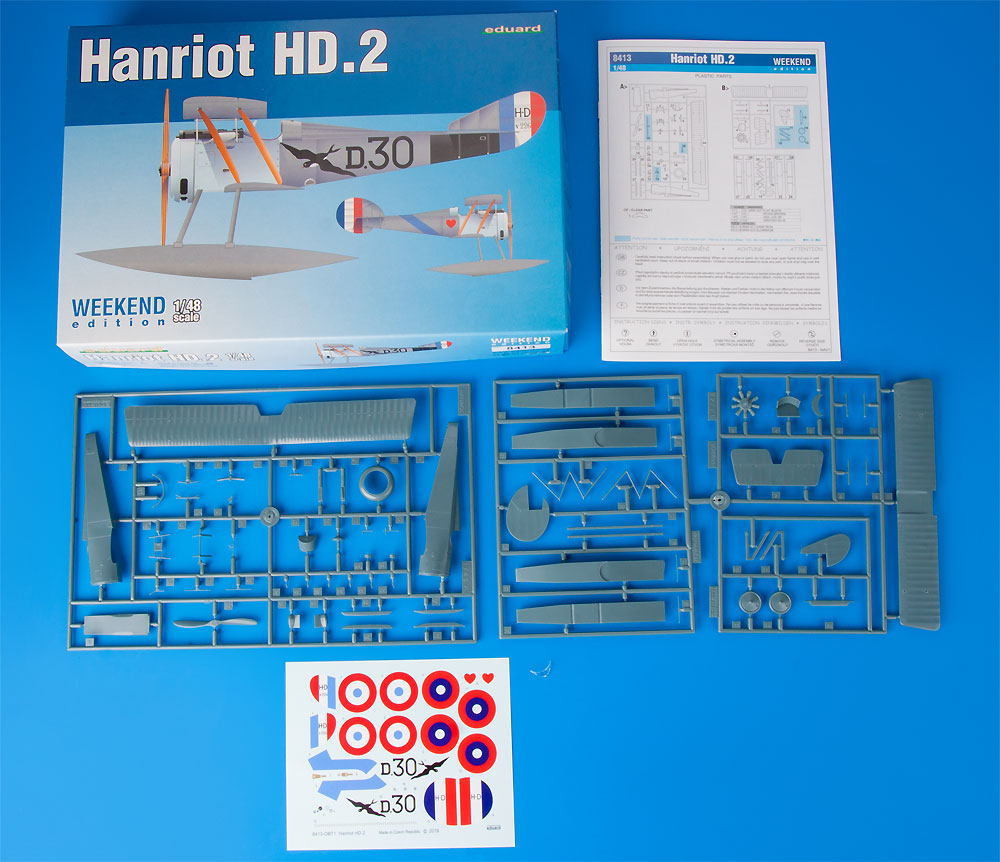 アンリオ HD.2 プラモデル (エデュアルド 1/48 ウィークエンド エディション No.8413) 商品画像_1