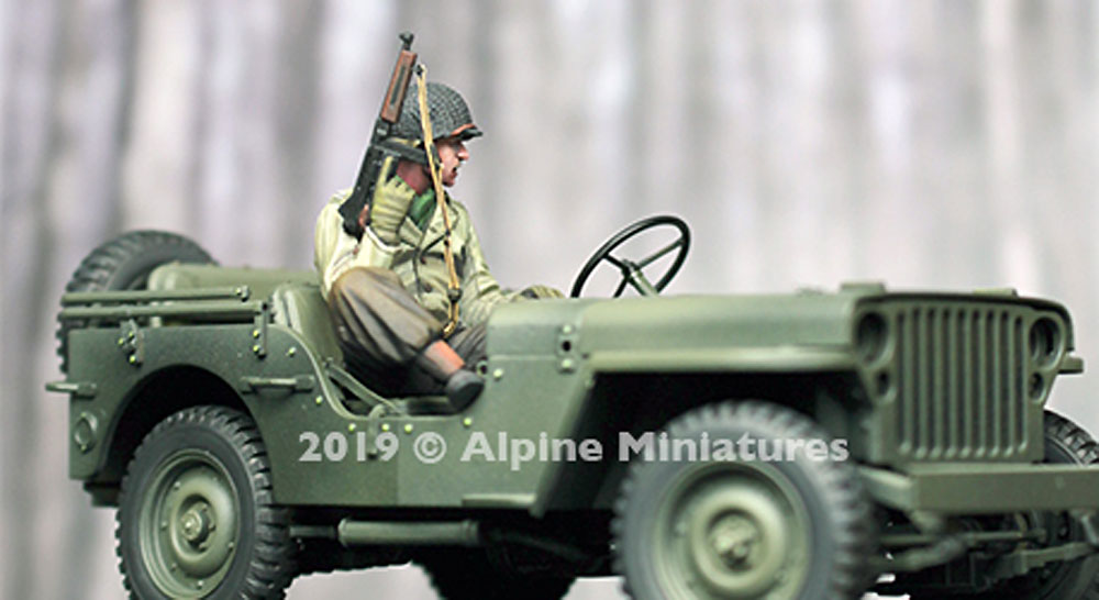 WW2 アメリカ陸軍 斥候へ向かう搭乗兵 レジン (アルパイン 1/35 フィギュア No.AM35260) 商品画像_3