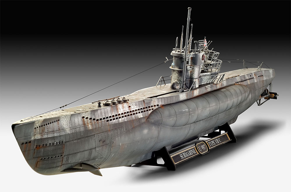 ドイツ潜水艦 Type7C/41 プレミアムエディション プラモデル (レベル 1/72 艦船モデル No.05163) 商品画像_1