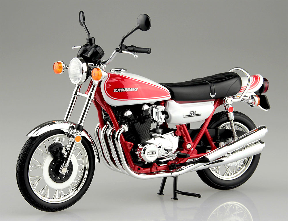 カワサキ 750RS (Z2) 赤白カラー 完成品 (アオシマ 1/12 完成品バイクシリーズ No.105955) 商品画像_4