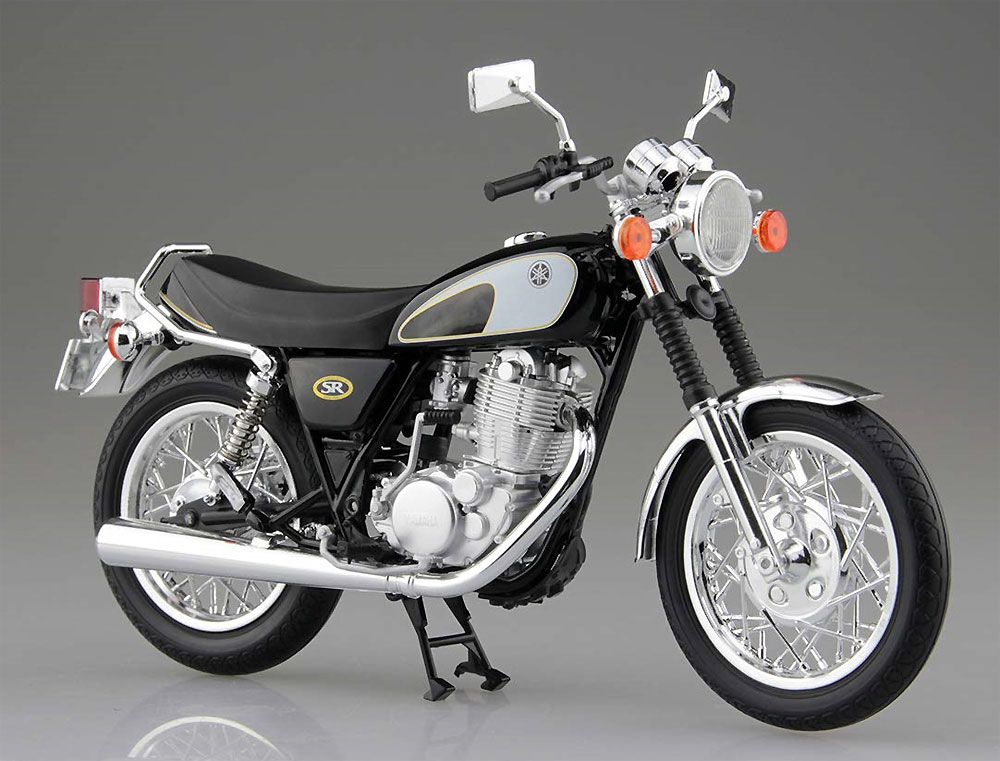 ヤマハ SR400 & 500 グリタリングブラック 完成品 (アオシマ 1/12 完成品バイクシリーズ No.105856) 商品画像_2