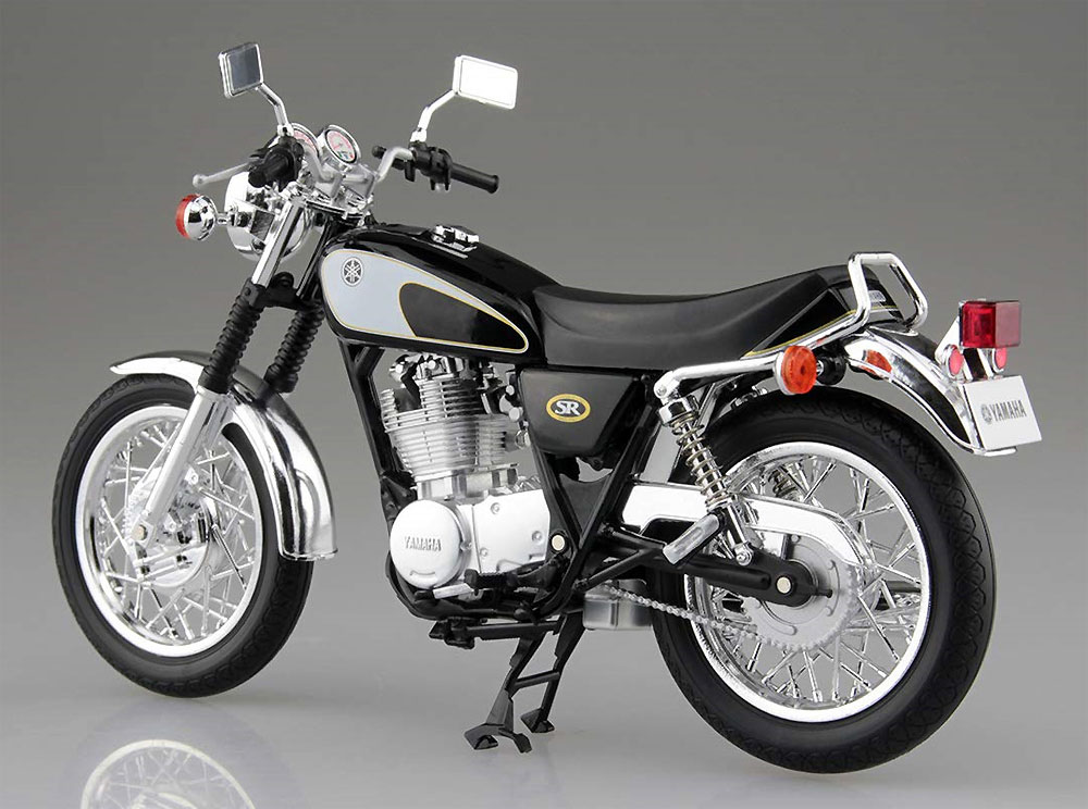 ヤマハ SR400 & 500 グリタリングブラック 完成品 (アオシマ 1/12 完成品バイクシリーズ No.105856) 商品画像_3