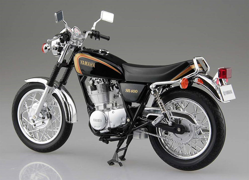 ヤマハ SR400 ブラックゴールド 完成品 (アオシマ 1/12 完成品バイクシリーズ No.105863) 商品画像_3