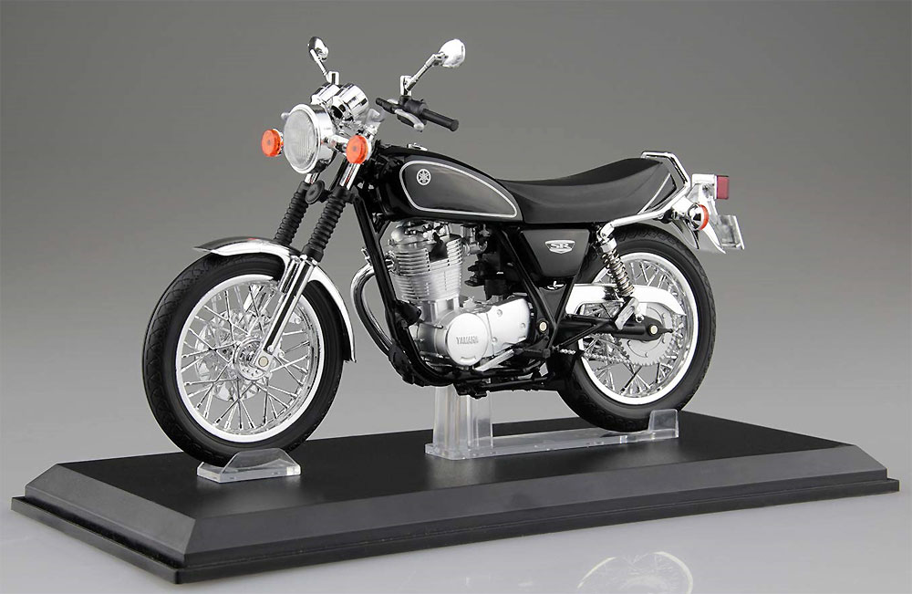 ヤマハ SR400 ヤマハブラック 完成品 (アオシマ 1/12 完成品バイクシリーズ No.105870) 商品画像_1