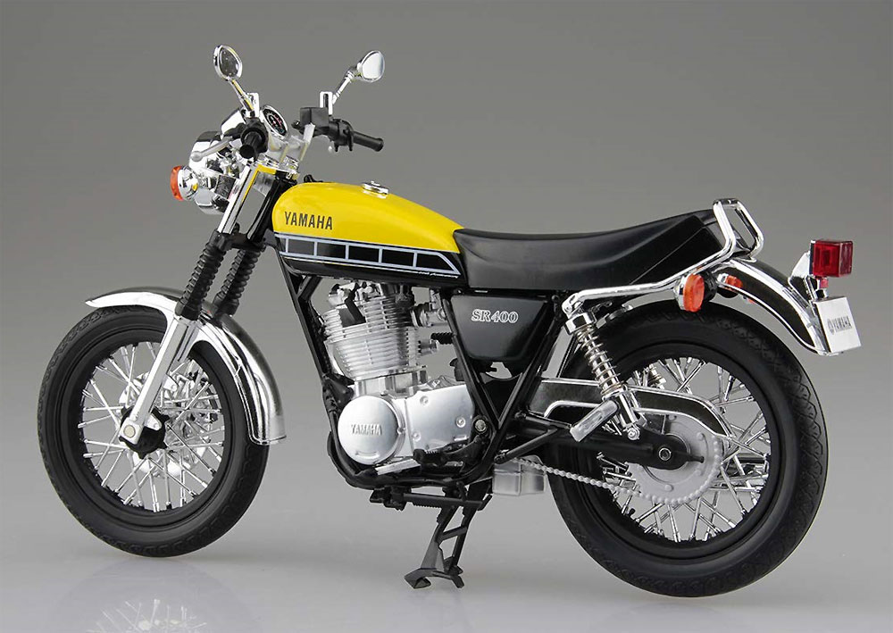 ヤマハ SR400 ライトレディッシュイエローソリッド 完成品 (アオシマ 1/12 完成品バイクシリーズ No.105887) 商品画像_3