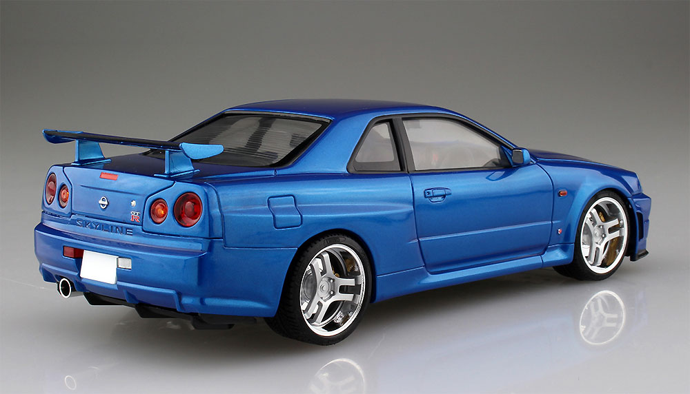 星野好造 BNR34 スカイライン GT-R プラモデル (アオシマ 1/24 頭文字D （イニシャルD） No.009) 商品画像_3